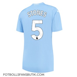 Manchester City John Stones #5 Replika Hemmatröja Damer 2023-24 Kortärmad